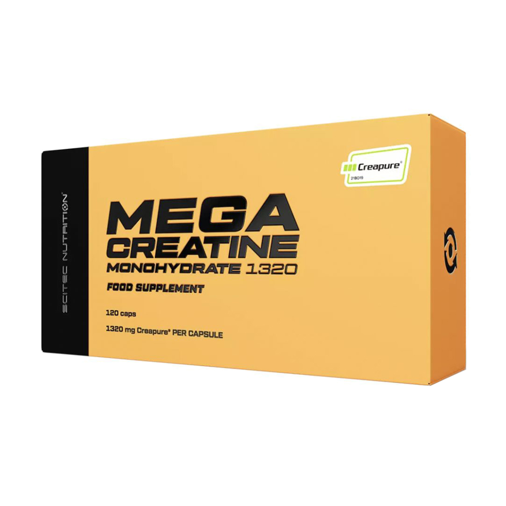 Креатин Scitec Nutrition Mega Creatine Monohydrate 1320, 120 капсул